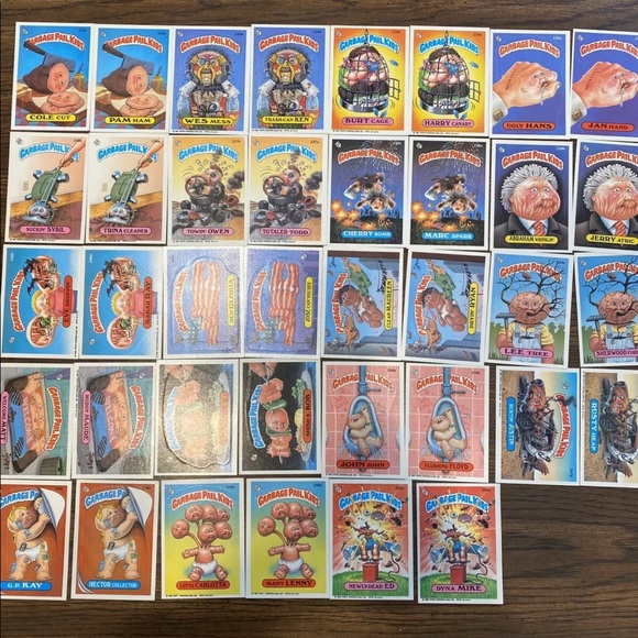 Vintage Garbage Pail Kids Trading Cards/Stickers Series 6 Full Complete Set - Picture 1 of 3